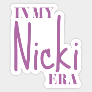 Nicki Era Sticker